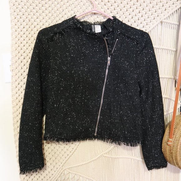 H&M Jackets & Blazers - H&M TWEED CROP BLAZER US SIZE 4